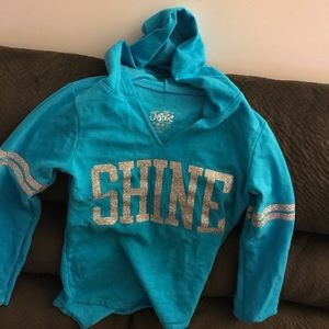 Girls Justice Top Blouse Hoodie Size 10